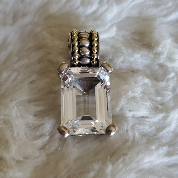 Lagos Sterling Silver Quartz Enhancer - Picture 2 of 11